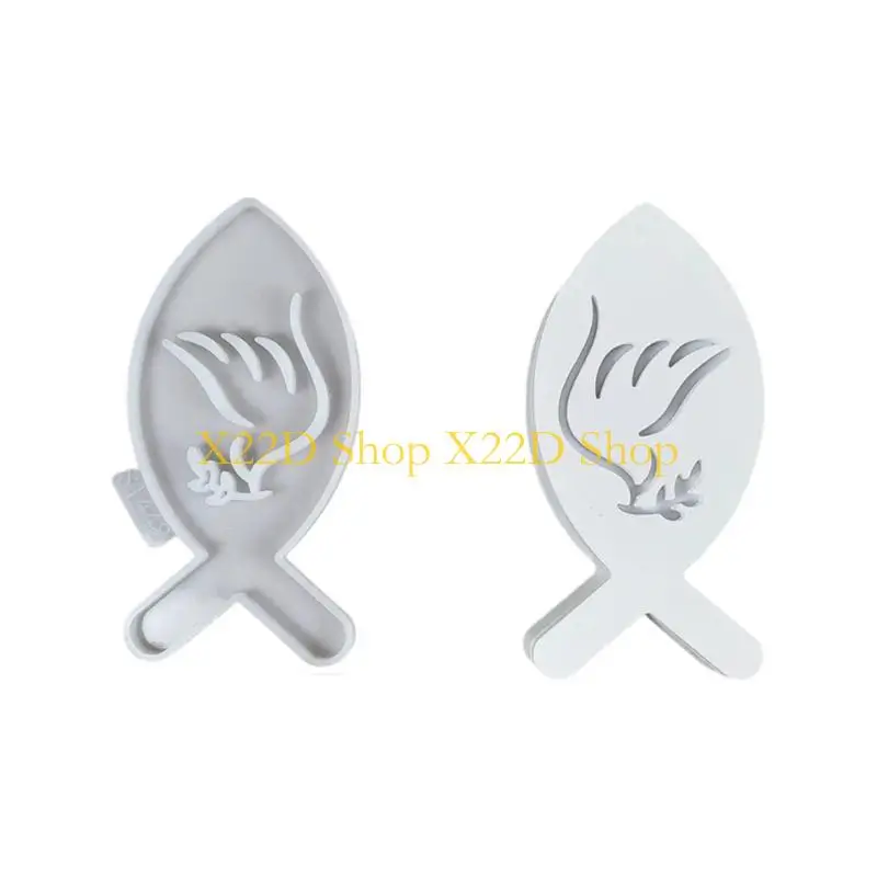 X22D Hollowed Sea Animal Fish Silicone Stand Molds for Epoxy Resin