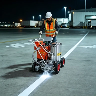 Good Price Road Line Marking Machine Continuous Operation Hand Push Cold Paint Sprayer for Parking Lot Traffic Roads