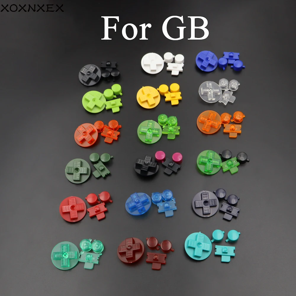1 Set Suitable For Game Boy Color Button Shell For GBC Color Buttons GBC Game Replacement Button Kit DIY Color