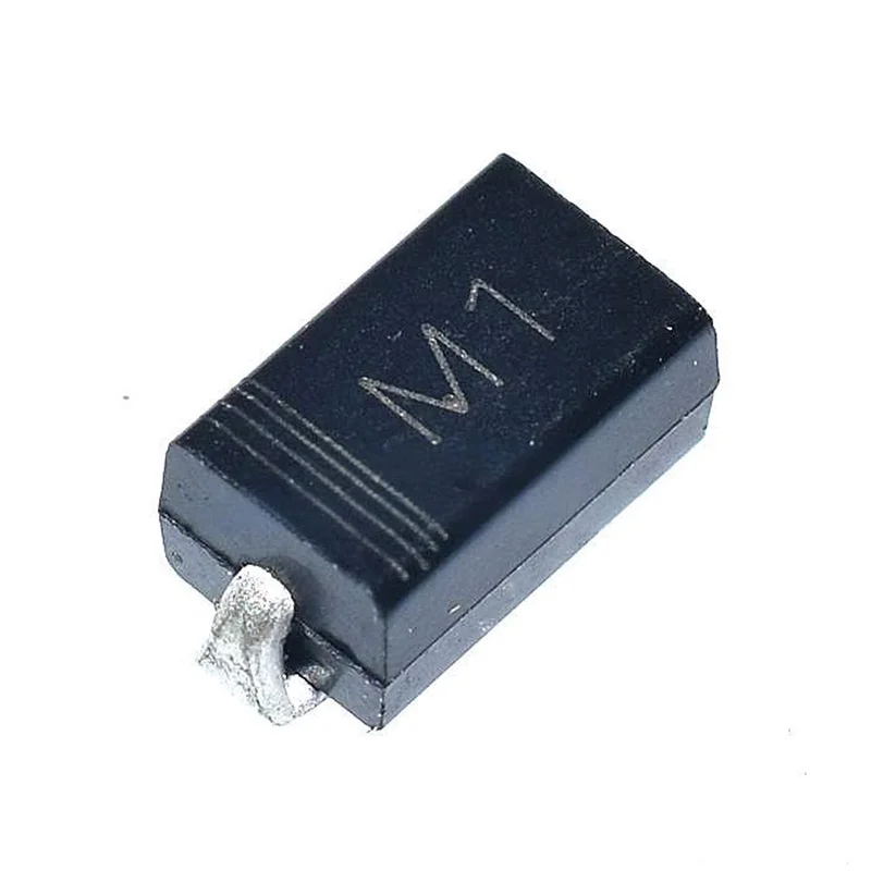 50pcs M1/M2/M4/M7/M7F/A7 SMA rectifier diodes 1A 100-1000V SMD 1N4001/1N4002/1N4004/1N4007