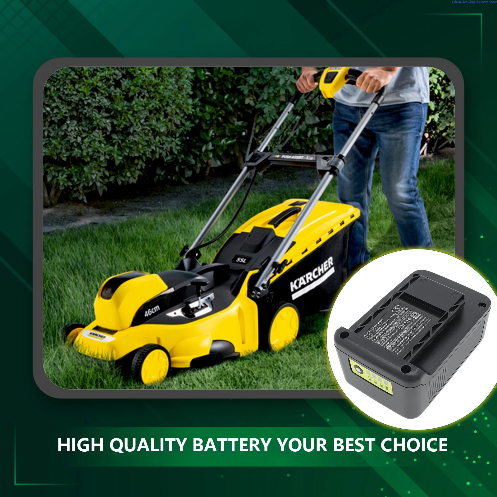 36.0V 2000mAh Replacement Gardening Tools Battery for Karcher Cordless lawn mower LMO 36-40 36-46 K2 36 V LBL 4 WD3 MT 36 Bp
