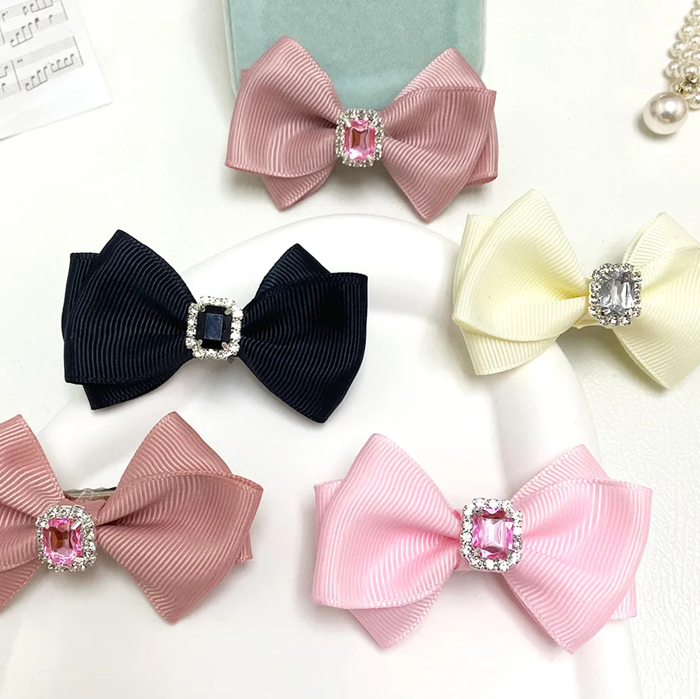 

【1 pair】hair clips for girls hair accessories bow hair pins y2k lolita cosplay candy hair clips butterflies hair girl barrettes