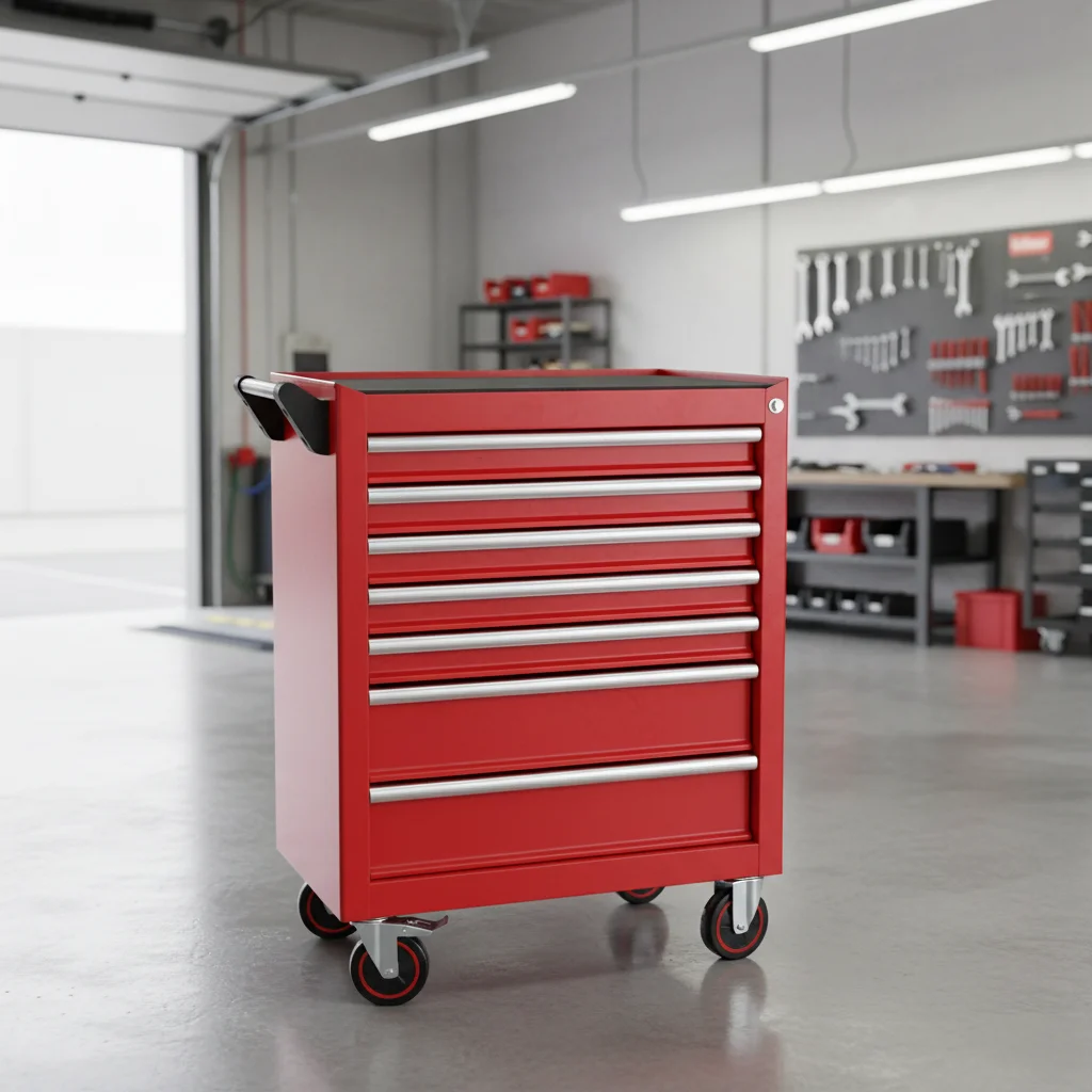 Heavy-Duty 420 Pieces Auto Repair Workshop Mobile Table Drawer Type 7-Drawers Tool Cabinet Tool Box With OEM & ODM Support
