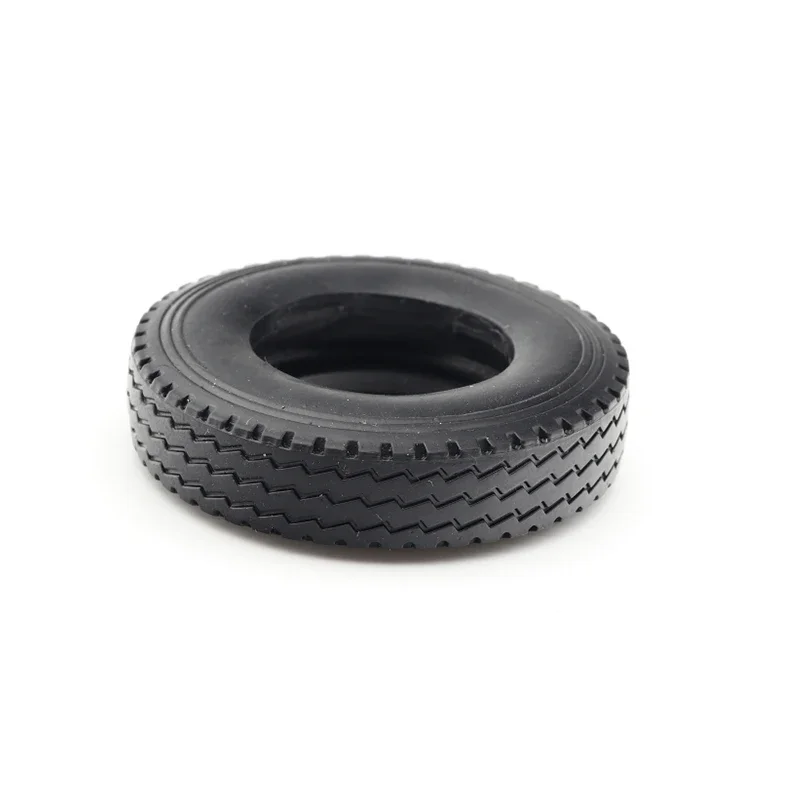 Qin 1/24 2PCS Upgrade Road Tire Skin D44mm/24mm RC Static Modification Tractor Truck Model Tire Skin