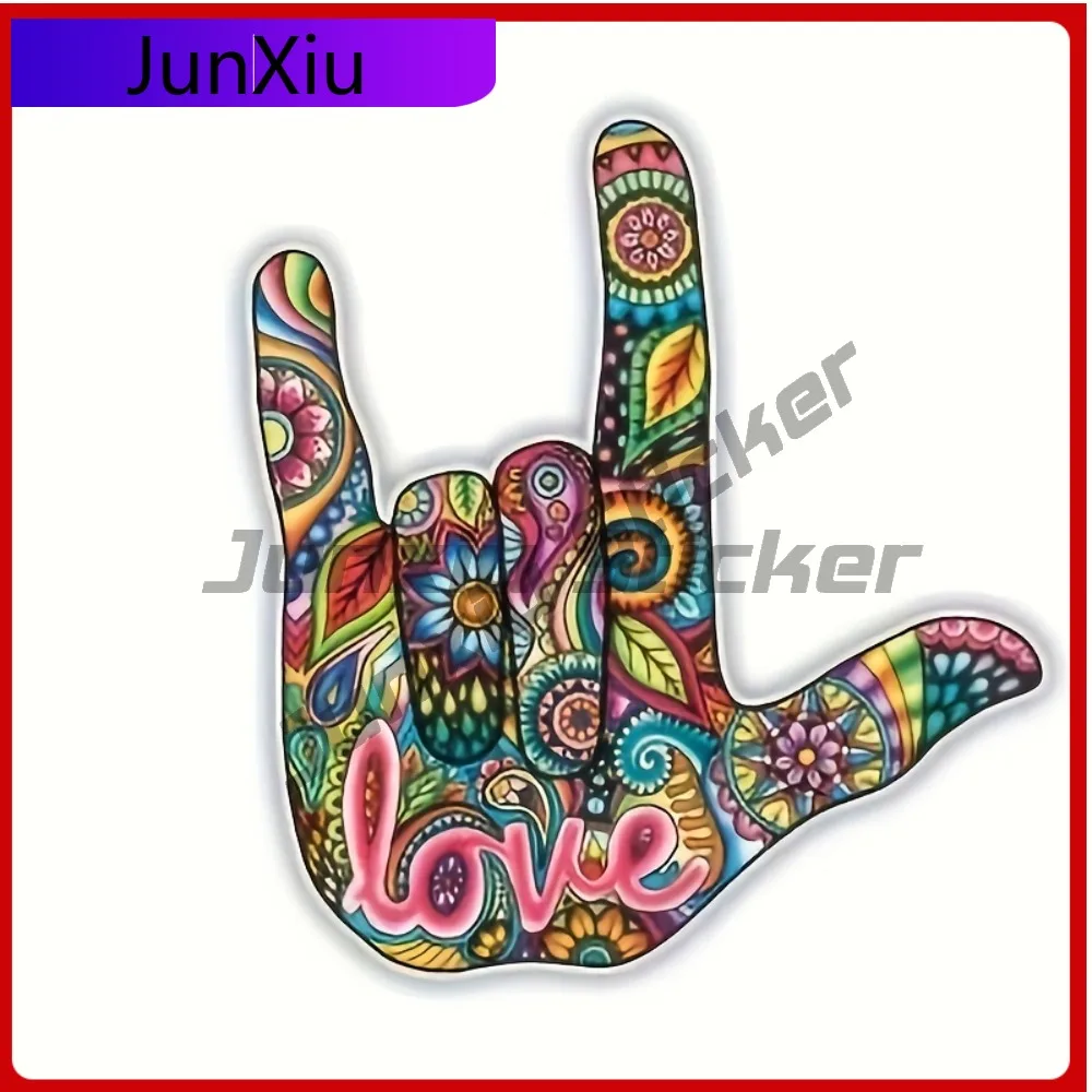 

Love Sign Sticker Colorful I You Decal Tumbler Vinyl Women Accessories Vintage W Car Laptop Window