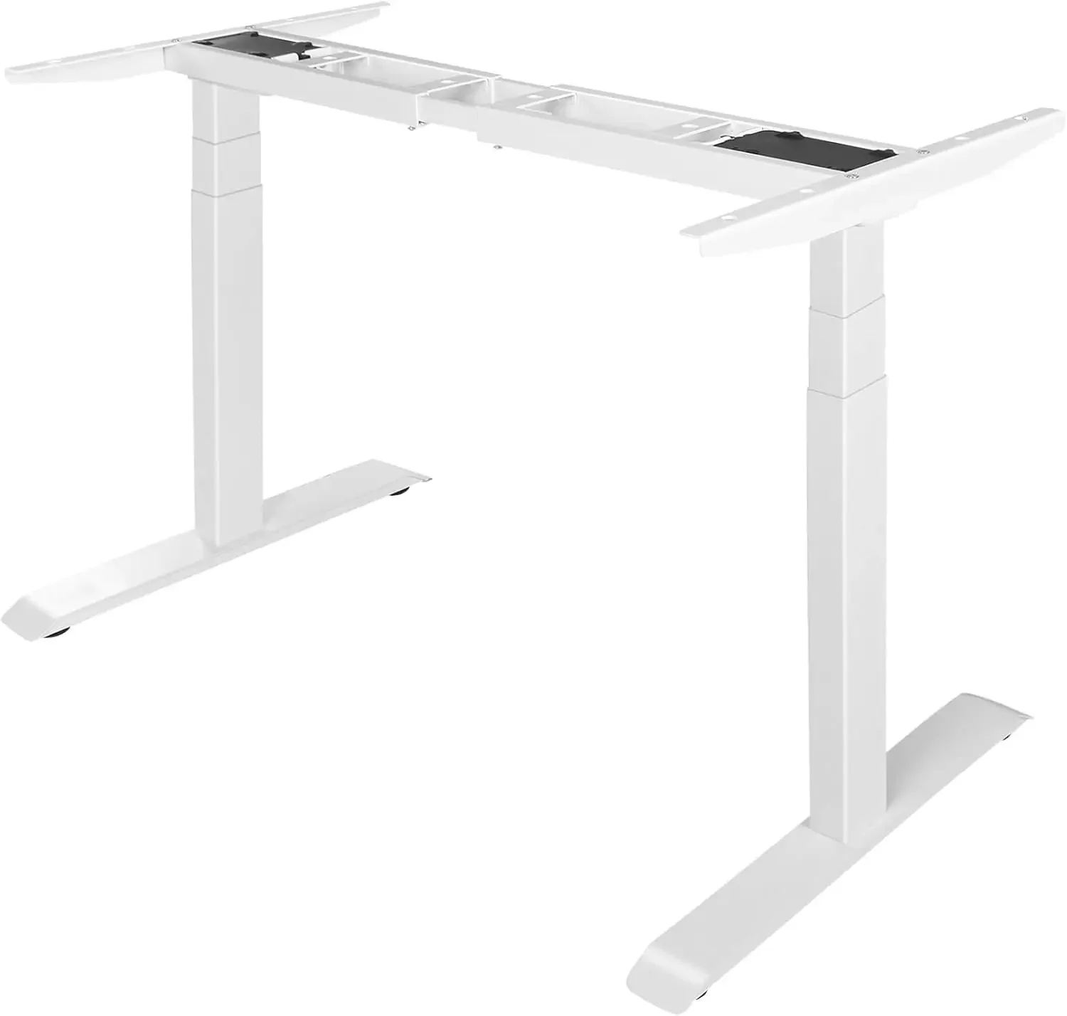 Dual Motor Electric Standing Desk Frame 3 Tier Legs Height Adjustable Handset with USB A+ C Ports Sit Stand up Desk Base