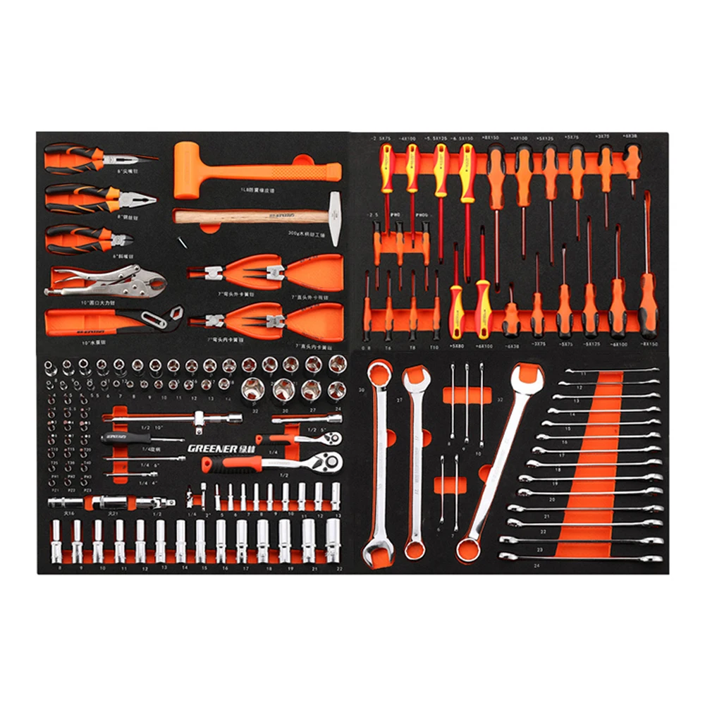 TFAUTENF Auto Repair Kit Ferramentas para Auto, Reparação Rápida Tool Box, carrinho, TF-04