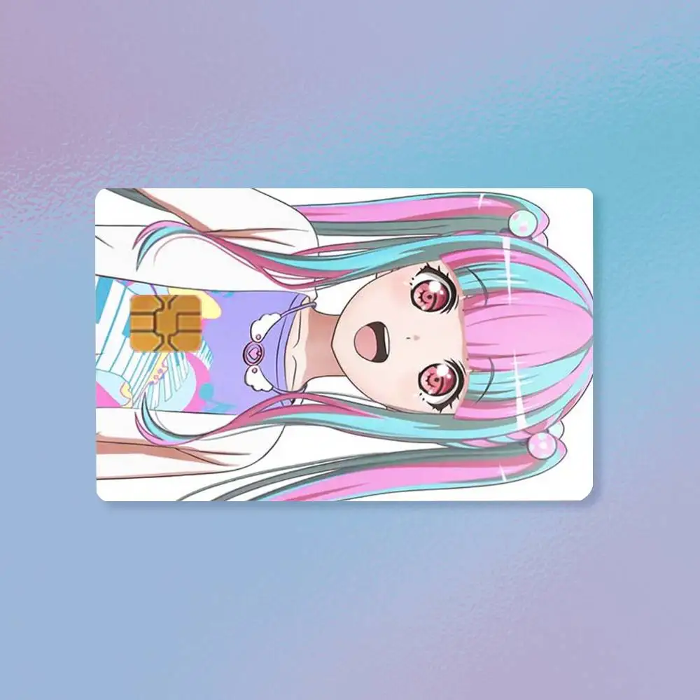 Nyubara Reona BanG Dream Anime Credit Card HD Stickers Premium matte film effectively prevents