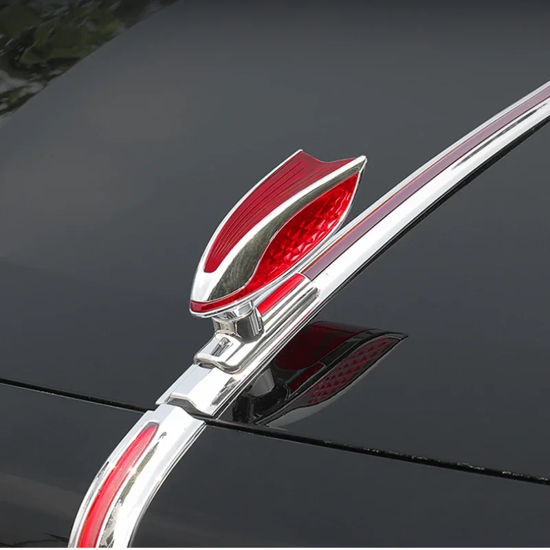 For Hongqi HS7 HS5 EHS9 H6 H5 H9 Stereo car emblems front hood streamer light modification decoration car exterior accessories