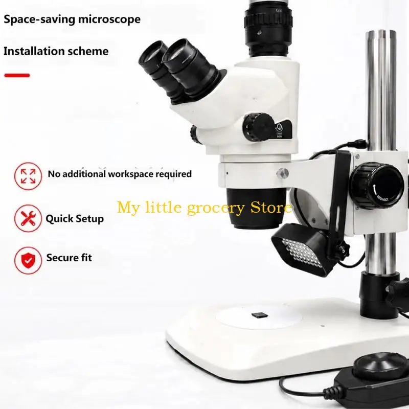 D5BD Adjustable Microscope Light with Side Mount Structure, USB Cable, and Brightness Control for Specimen Review, Repair Work