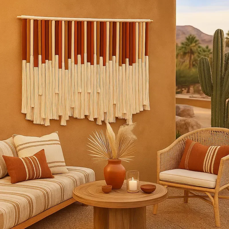 Bohemian Style Handmade Macrame Wall Hanging Customizable Color & Size High Quality Art Home Decoration Children's