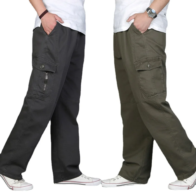 

men Harem tactica Pants 2022 Casual Sagging cotton Trousers sporting baggy Pant Mens Joggers L-6XL streetwear cargo pants men