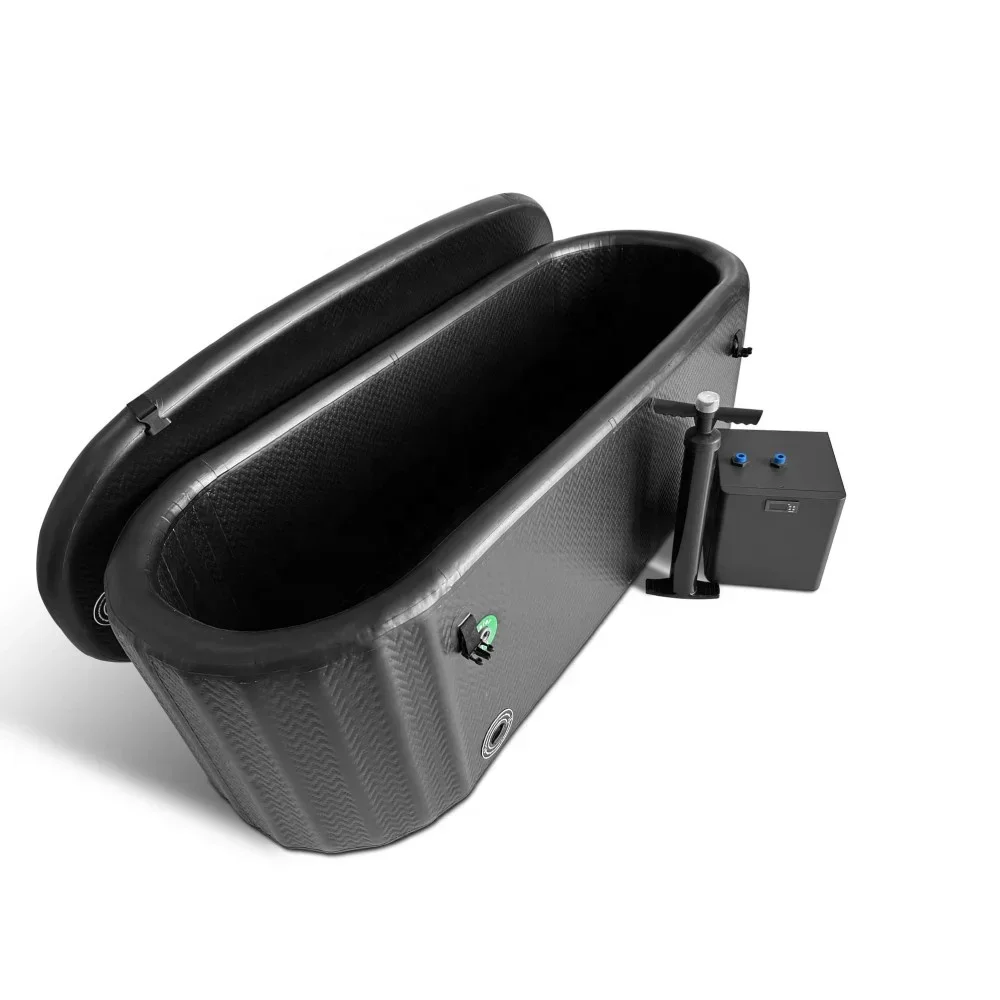 2023 انخفاض الشحن نفخ حمام الجليد 8 سنتيمتر غرزة المواد حوض الاستحمام يغرق البارد مع المبرد #4