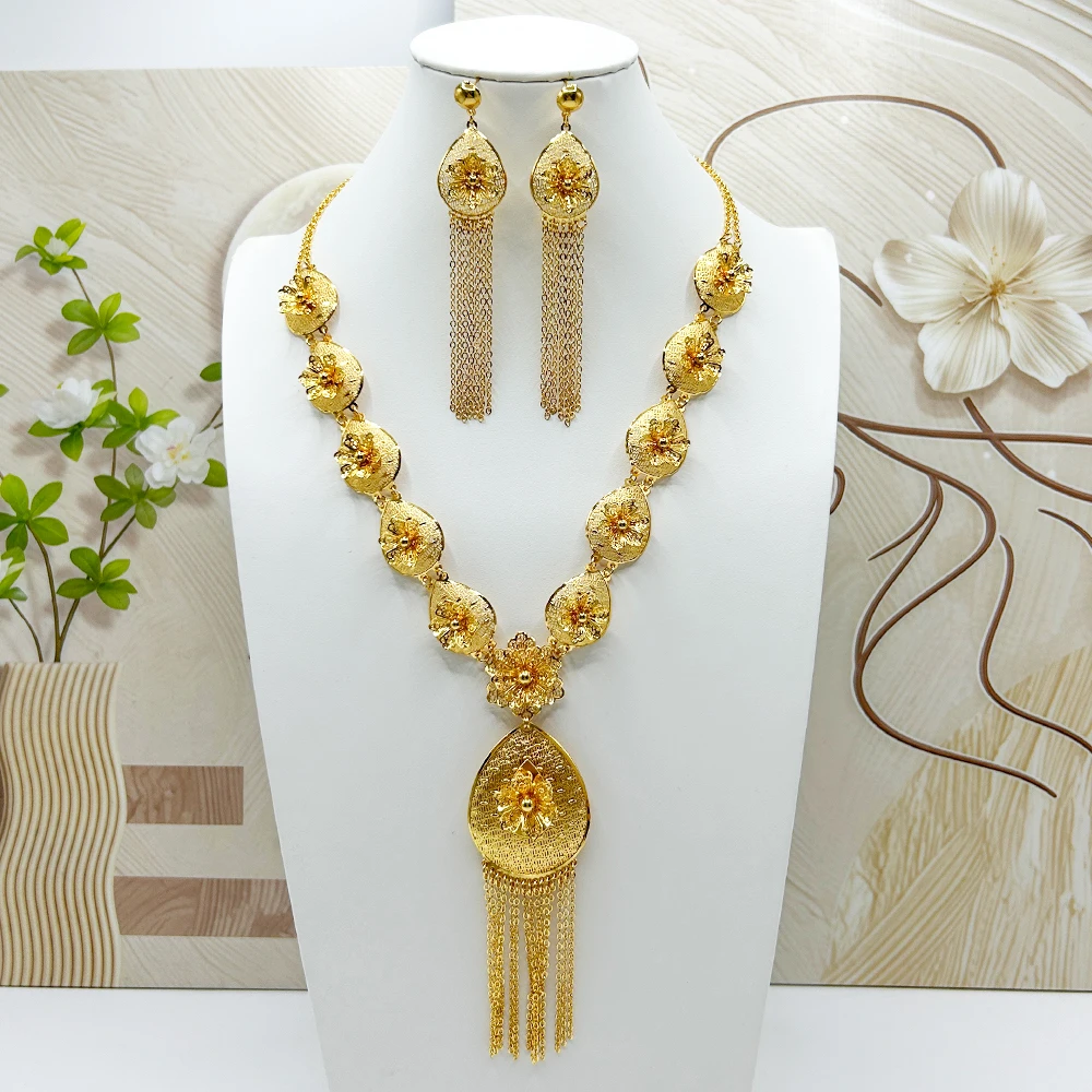 long-necklace-arabic-earring-tassel-middle-eastern-flower-set-necklace-gold-color-drop-earring-jewelry-dubai-set-party-wedding