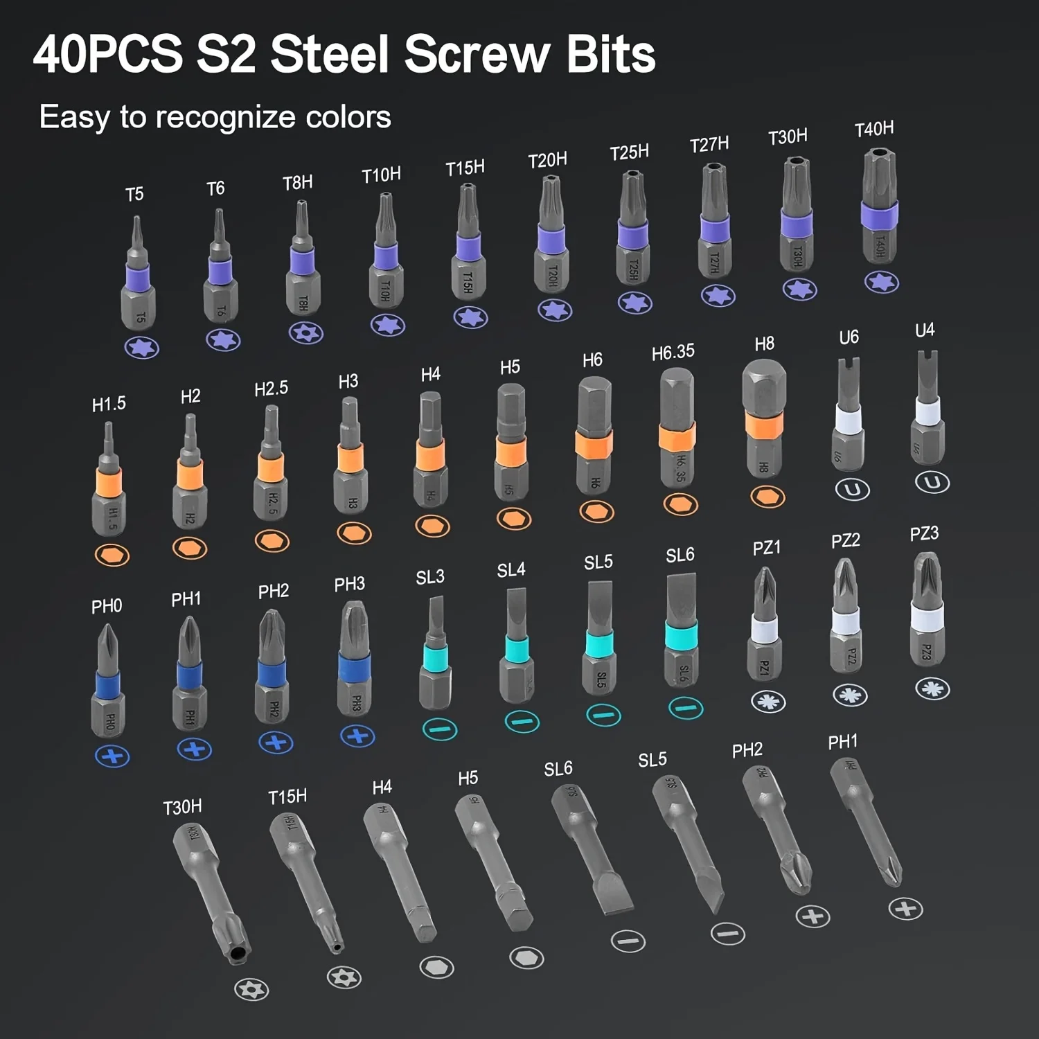 A 42-In-1 Magnetic Screwdriver Set, a Ratchet Screwdriver Kit, Featuring a Detachable Ratchet Handle And Multiple Magnetic Bits