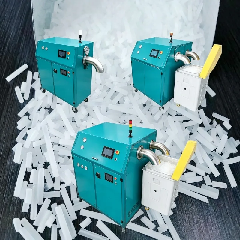 3mm 16mm Dry Ice Making Machine Industrial CO2 Granulator Extruder Equipment Heavy Duty Stainless Steel For Blast Cleaning Use