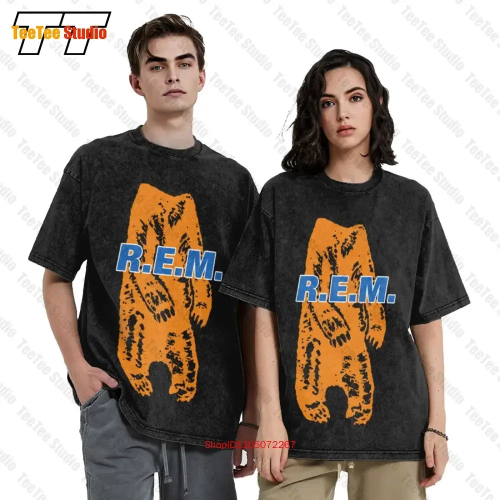 R.E.M-Monster Vintage Oversized T-Shirt WUWV