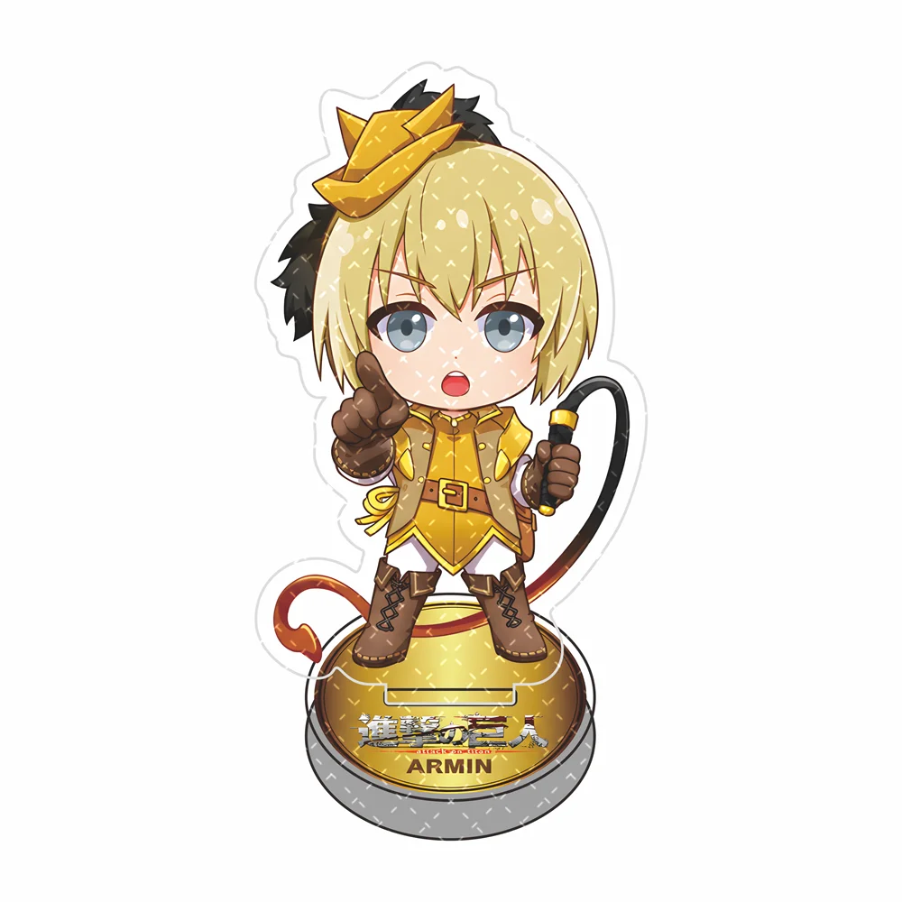 Attack on Titan 10cm Acrylic Stand Figure Keychain Anime Character Tabletop Decor Collectible Gift for Fans