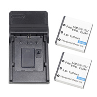 SLB-1237 Camera Battery or USB Charger For Samsung Digimax L55 L55W L85  Epson EU-94  Sigma BP-31 DP1 DP2