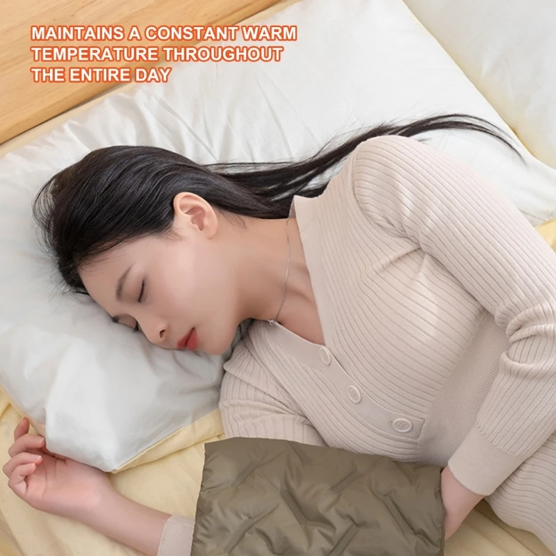 

E06B Электрическая грелка USB Перезаряжаемый цифровой дисплей Контроль температуры Взрывозащищенная безопасная мягкая подушка