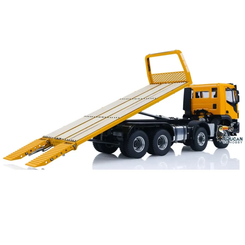 

8x4 RC Hydraulic Wrecker Truck 1/14 Metal Car Motor Servo ESC Radio Controlled Rescue Vehicles Painted Finished Vehicle Toys