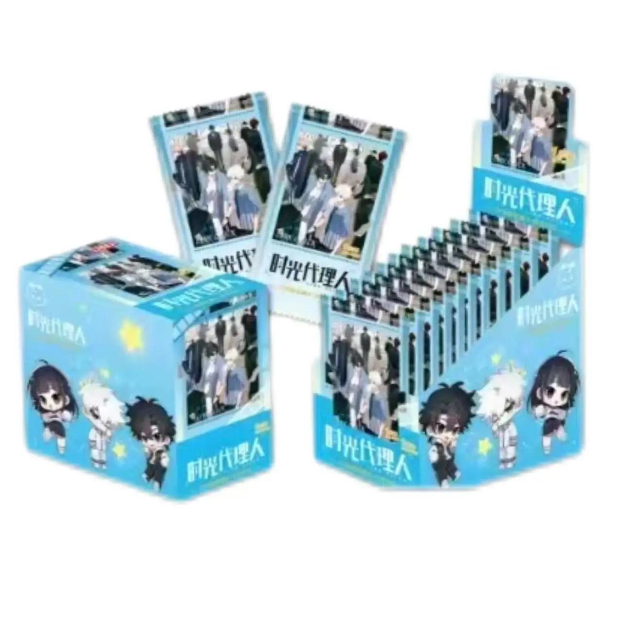 30 Packs/Box Link Click Anime Collection Cards - Popular Chinese Donghua Character Card Collectibles Gift for Anime Fans