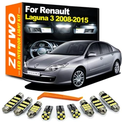 Zitwo 12 Stuks Led Lamp Interieur Licht Kit Voor Renault Laguna 3 Iii Mk3 2008 2009 2010 2011 2012 2013 2014 2015 Kofferlamp