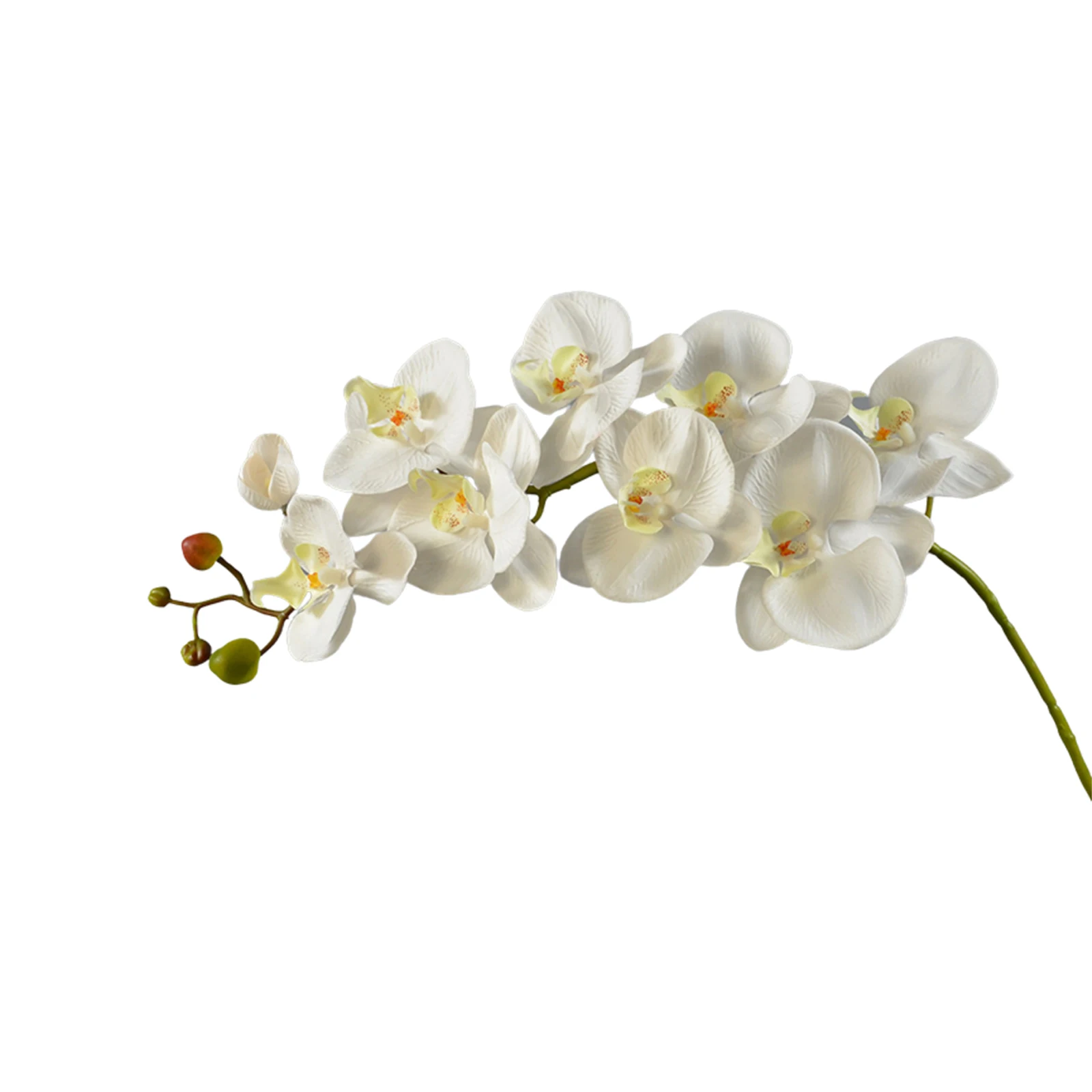 

Artificial Phalaenopsis Flower Branch Plastic Simulation Orchid Plant Picks Creative Tabletop Arrangement Home Room Decorations