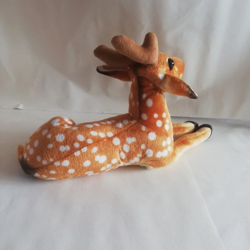 Bonito sika veado brinquedo de pelúcia propenso cervos macio boneca travesseiro brinquedo crianças aniversário presente natal h1649
