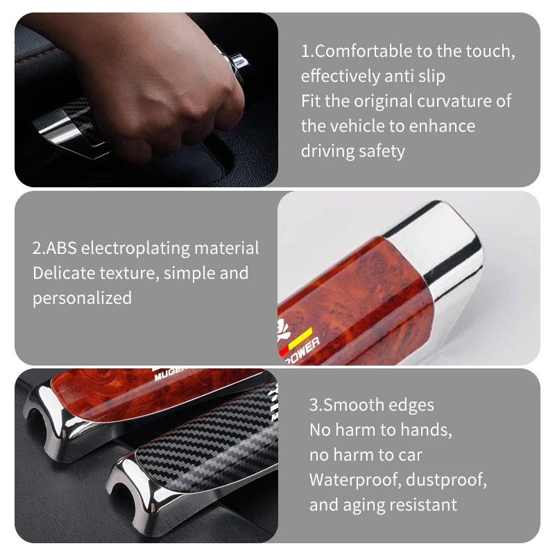 Car Logo Hand Brake Protector Cover Anti-Slip Handbrake Guard Case Decoration For Honda Vezel Accord City Vezel Legend Fit