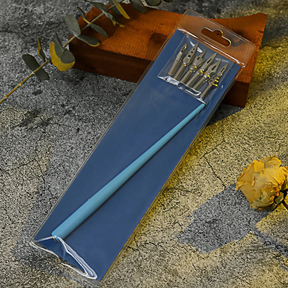 

1Set Dip Pen Set Premium Style Calligraphy Starter Kit Smooth Writing Nib Collection Gift for English Calligraphy