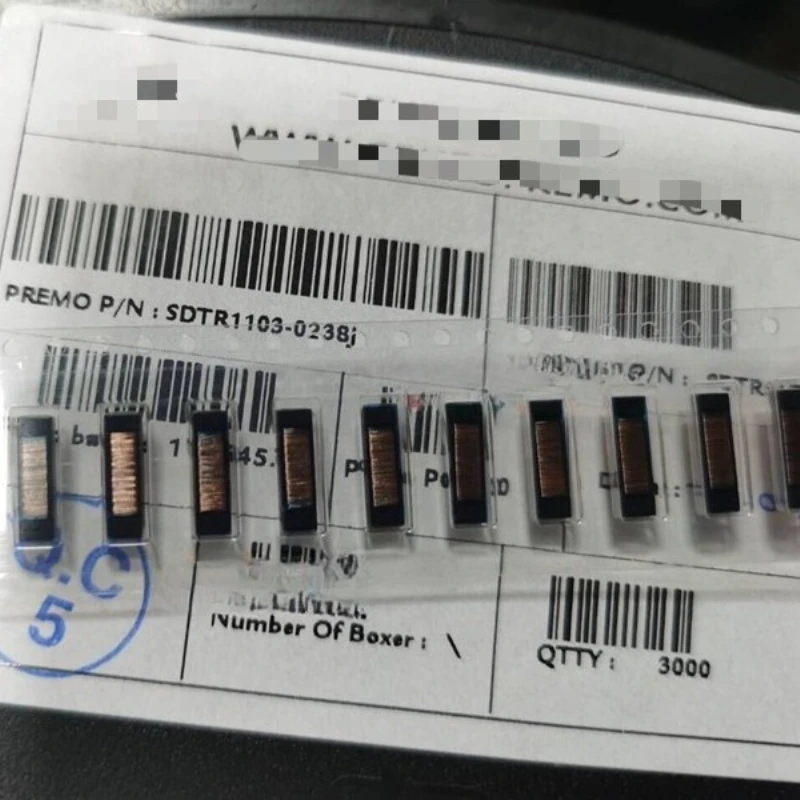 

SDTR1103-0238J PREMO Car Key Single Axis Inductor Coil Receiving Antenna 11.8x3.6x2.5mm (340μH - 16.2mH)