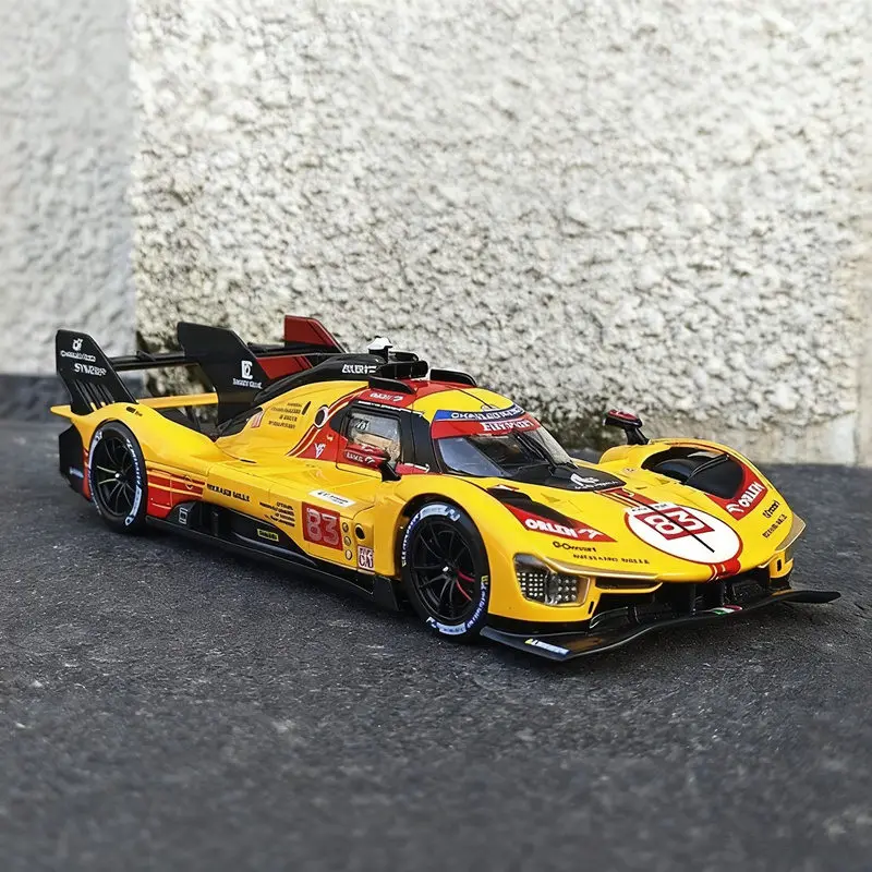 

1:22 499P Модель спортивного автомобиля из сплава выносливости, литая под давлением металлическая гоночная машина, модель автомобиля, имитация звука и света, детская игрушка в подарок