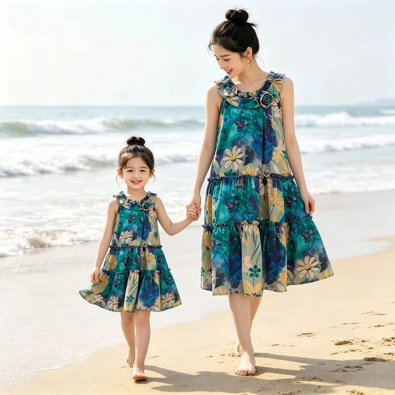 Summer Dress Sleeveless for Girls Kids Child Girls Dresses New 4 3 6 10 11 Years Party Wedding Gown Kids Teenage Costume Clothes