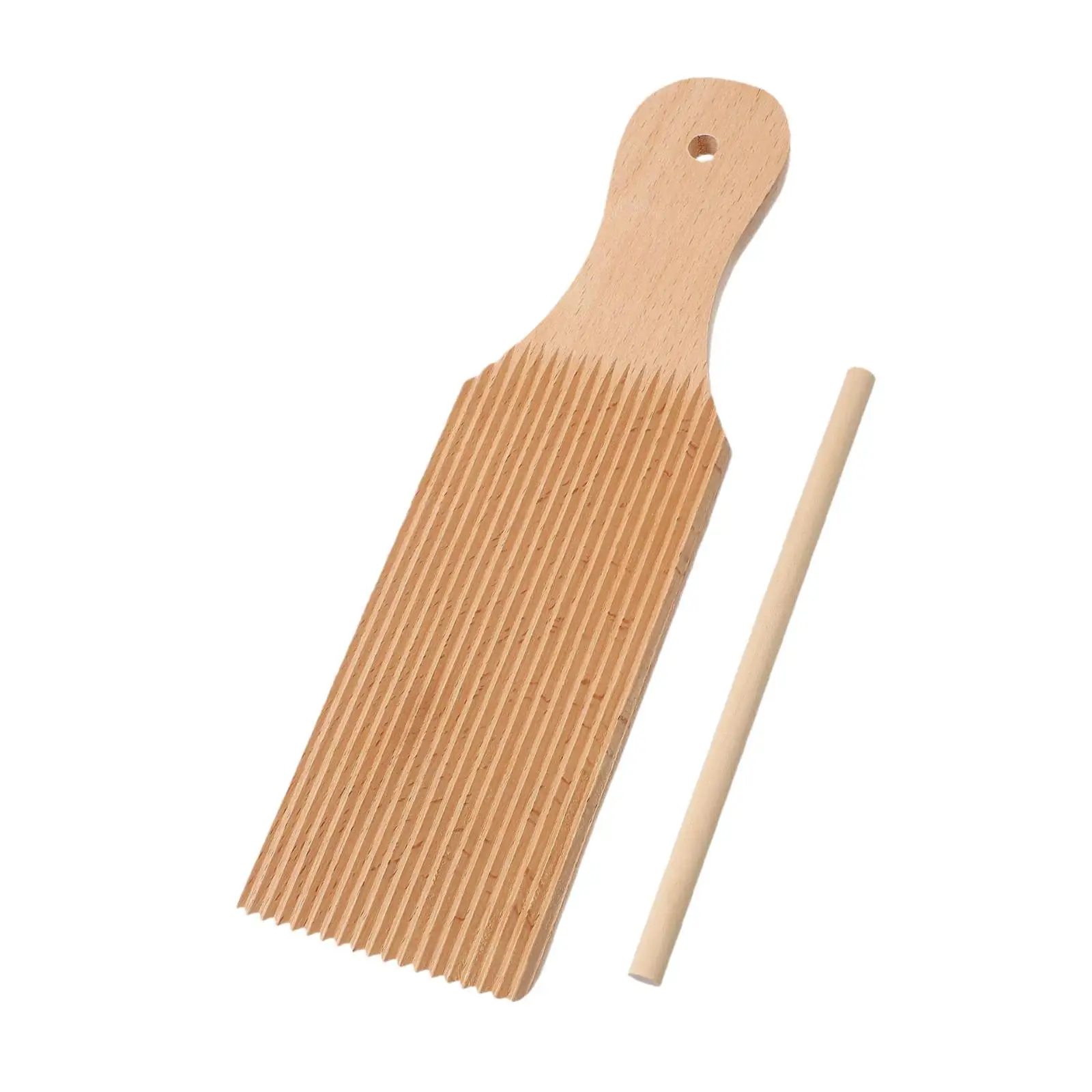 Pasta Gnocchi Making Board Unique Curved Design Effortless Kitchen Supplies Wood Ornament for Cooking Restaurant Handmaking Home