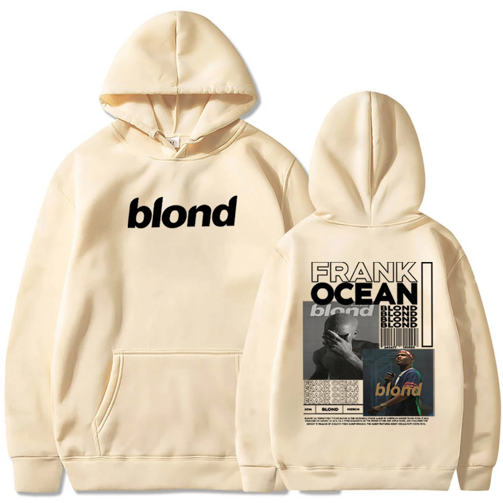 Unisex Frank Oceano Loiro Hoodie, álbum Hoodie, oceano Merch, presente do fã, pulôver Tops, Streetwear