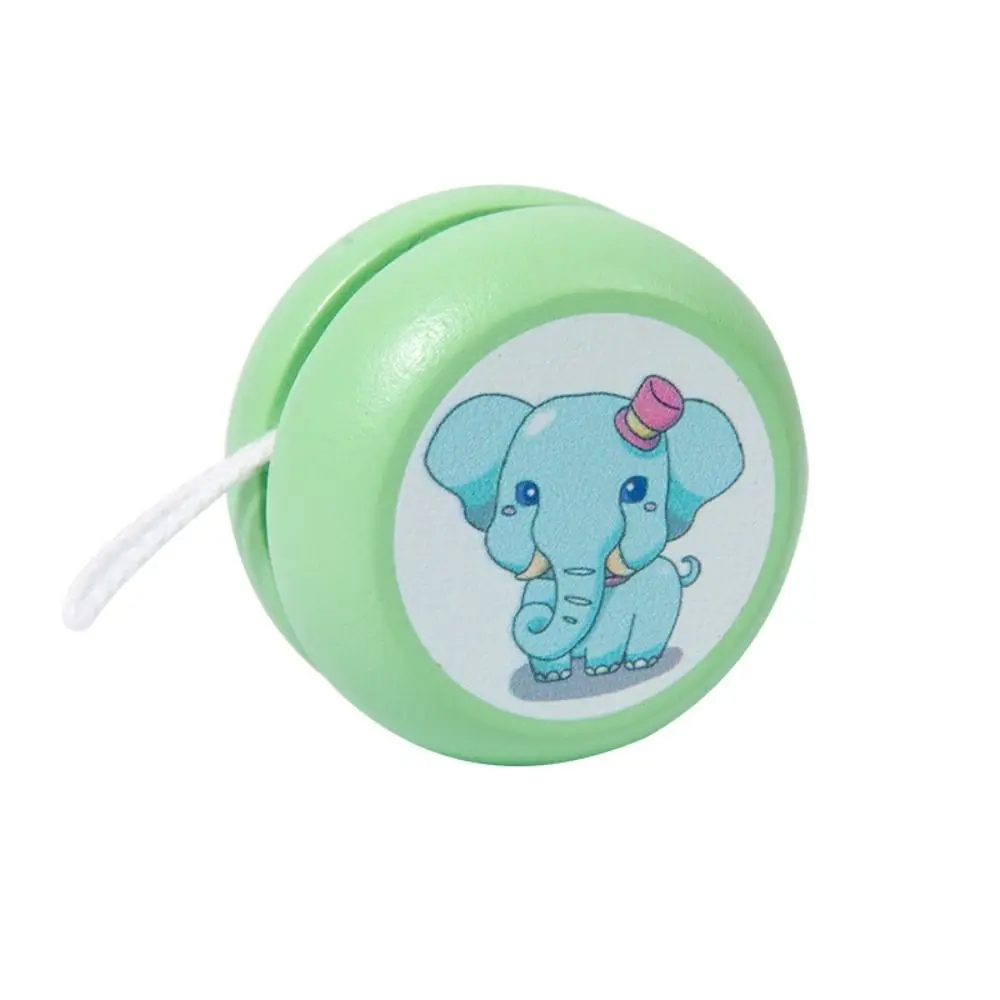 

Fashion Wooden 2A Yoyo Toy Beginner Concentration Yoyo Ball Cartoon Brainstorming Developmental Toys Children