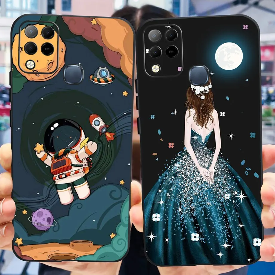 For Infinix X689F Hot 11 G37 Case Infinix Hot 10S NFC Back Cover Liquid Silicone Soft TPU Matte Bumper Funda Hot10S Hot11 G3T