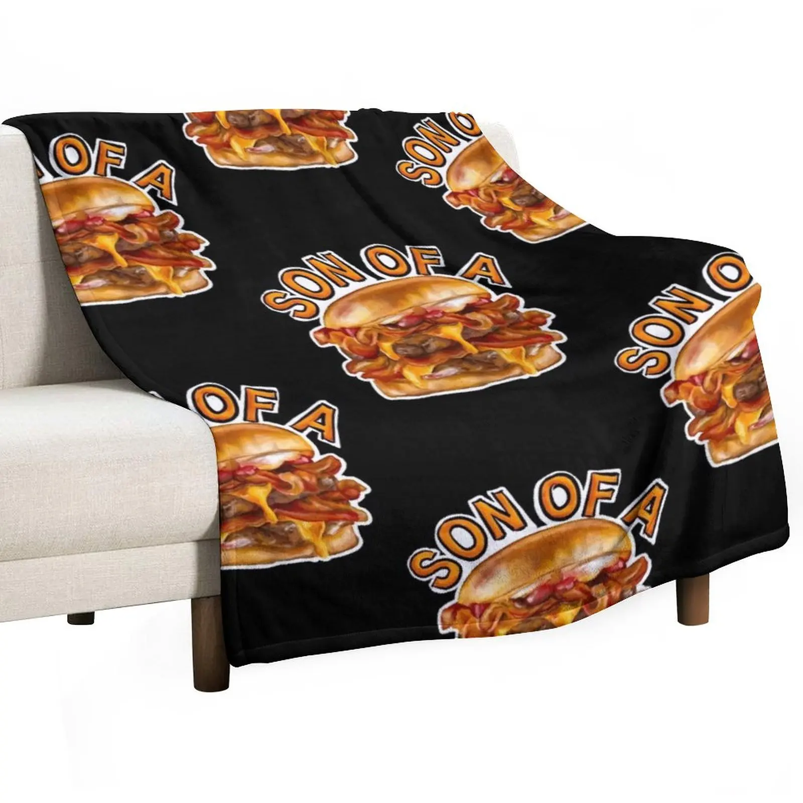 

Son of a Baconator Throw Blanket Breathable Lightweight Blanket for Adults Kids