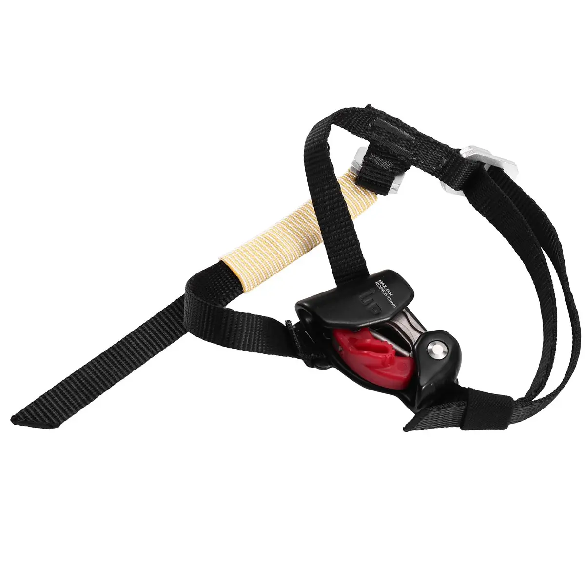 ABME New Left Foot Ascender Set, for 8-13mm Rope, Quick Step Climbing Caving Mountaineering Tree Arborist Equipment