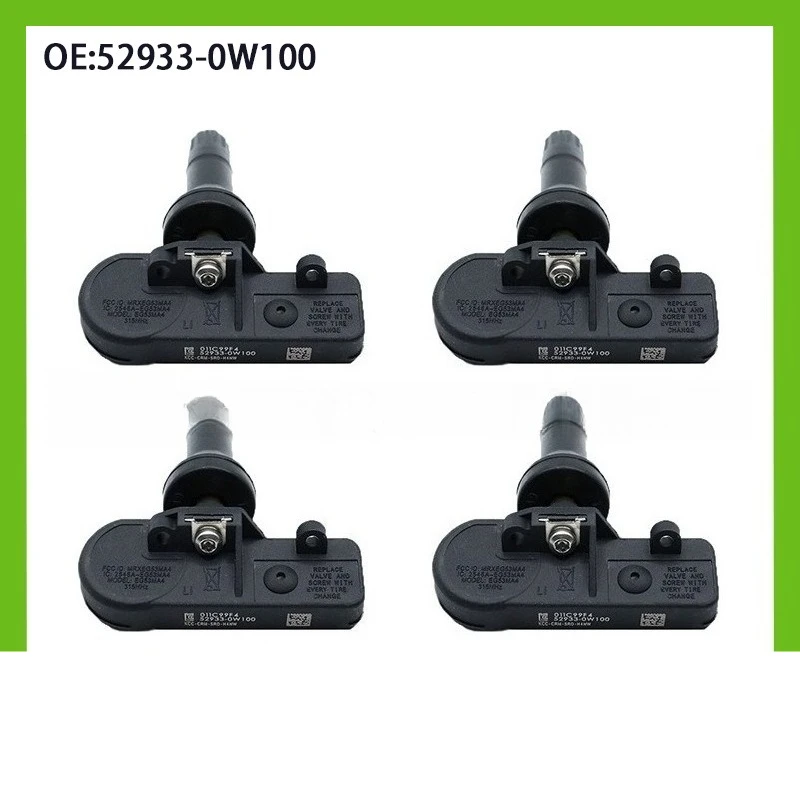

52933-0W100 529330W100 1/4pcs tpms Tire Pressure Sensor for Hyundai Santa Fe 2009-2012