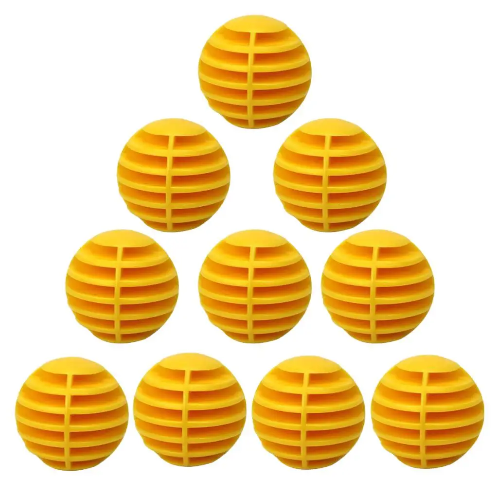Golf Training Ball 10pcs PE Durable Reusable Practice Balls Indoor Outdoor Garden for Swing Rhythm Control