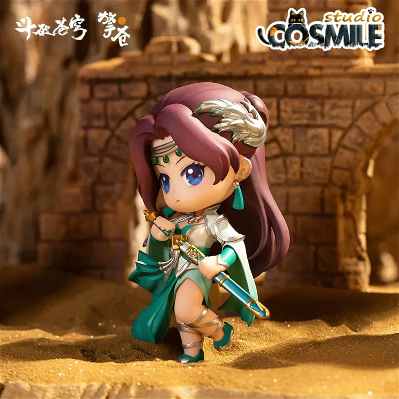 Anime Doupo Cangqiong Official Original Fights Break Sphere Medusa Yunyun PVC Figure Model Doll Toy Collection Gift CQ May