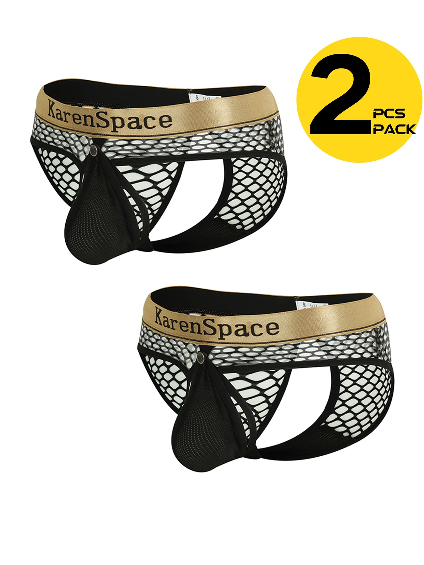 Sexy Mens Breathable Comfort Panties Underwear Mens Shorts Open Pouch Mesh Mini Boxer Briefs Removable Pouch Underpants 2/3/4pcs