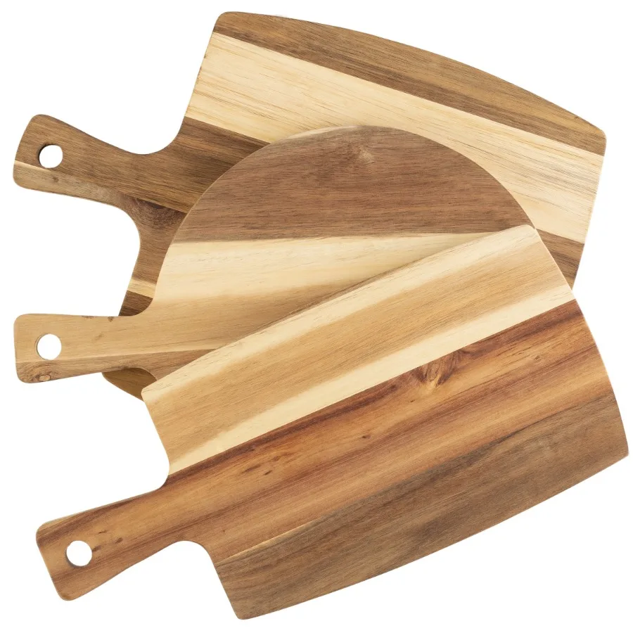 

Classic Cuisine 3PC Acacia Wood Cutting Board Set