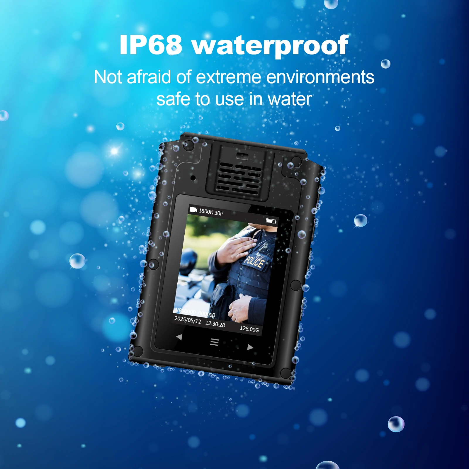 كاميرا Viklink HD الرياضية بالأشعة تحت الحمراء البعيدة للرؤية الليلية GPS كاميرا الحركة المقاومة للماء مسجل الوسائط MicroSD للأنشطة الخارجية