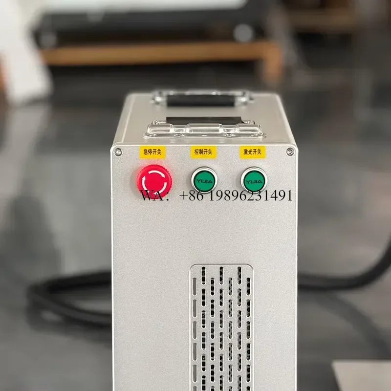 Wmwmnu High Precision Portable Fiber Marking for Metal Engraving Logo QR Code Barcode