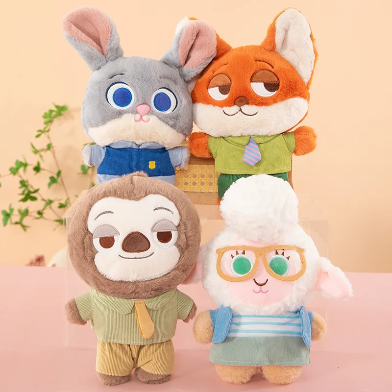 Nick Judy Plush Toy Cartoon Kawaii Zootopia Judy Rabbit Pillow Cushion Plush Toy Girlfriend Sofa Pillow Children Festival Gift