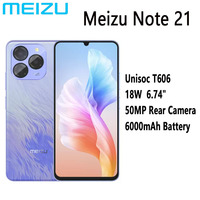 New Meizu Note 21 4G 4GB/256GB Smartphone 6000mAh Large Battery 50MP Triple Camera