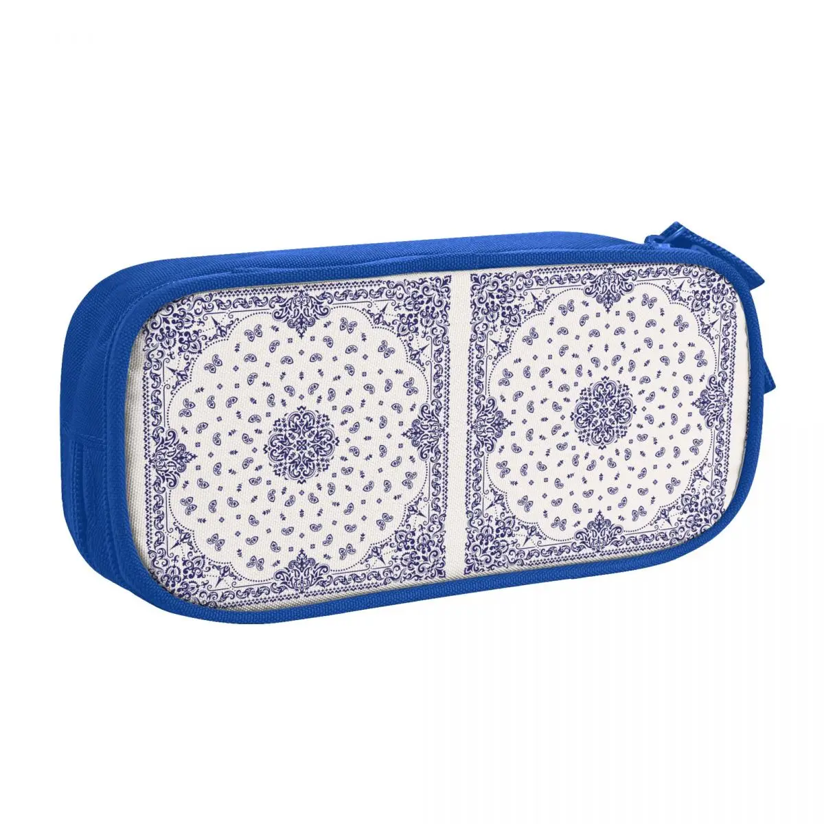 Custom Pisley Bandana Print Kawaii Pencil Case Boys Gilrs Large Capacity Pencil Bag School Accessories